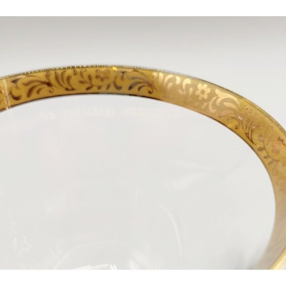 Aperitif Sherry Glasses Gold Floral Trim Set of Two - Picture 5 of 7